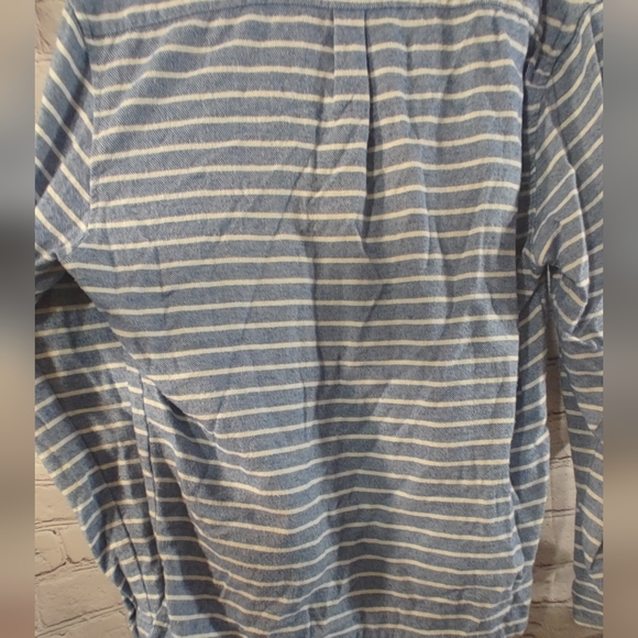 The Nutter by Chubbies Tunic Pullover Striped Tunic Nautical Shirt Blue White M - Picture 3 of 13